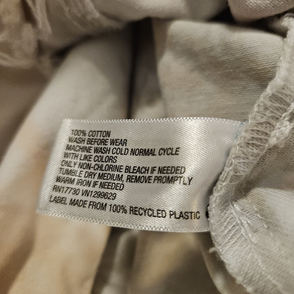 Wild Fable Cream/Pink/Green Tye Dyed Overalls Mini Dress - Size Medium - EUC - Picture 3 of 3